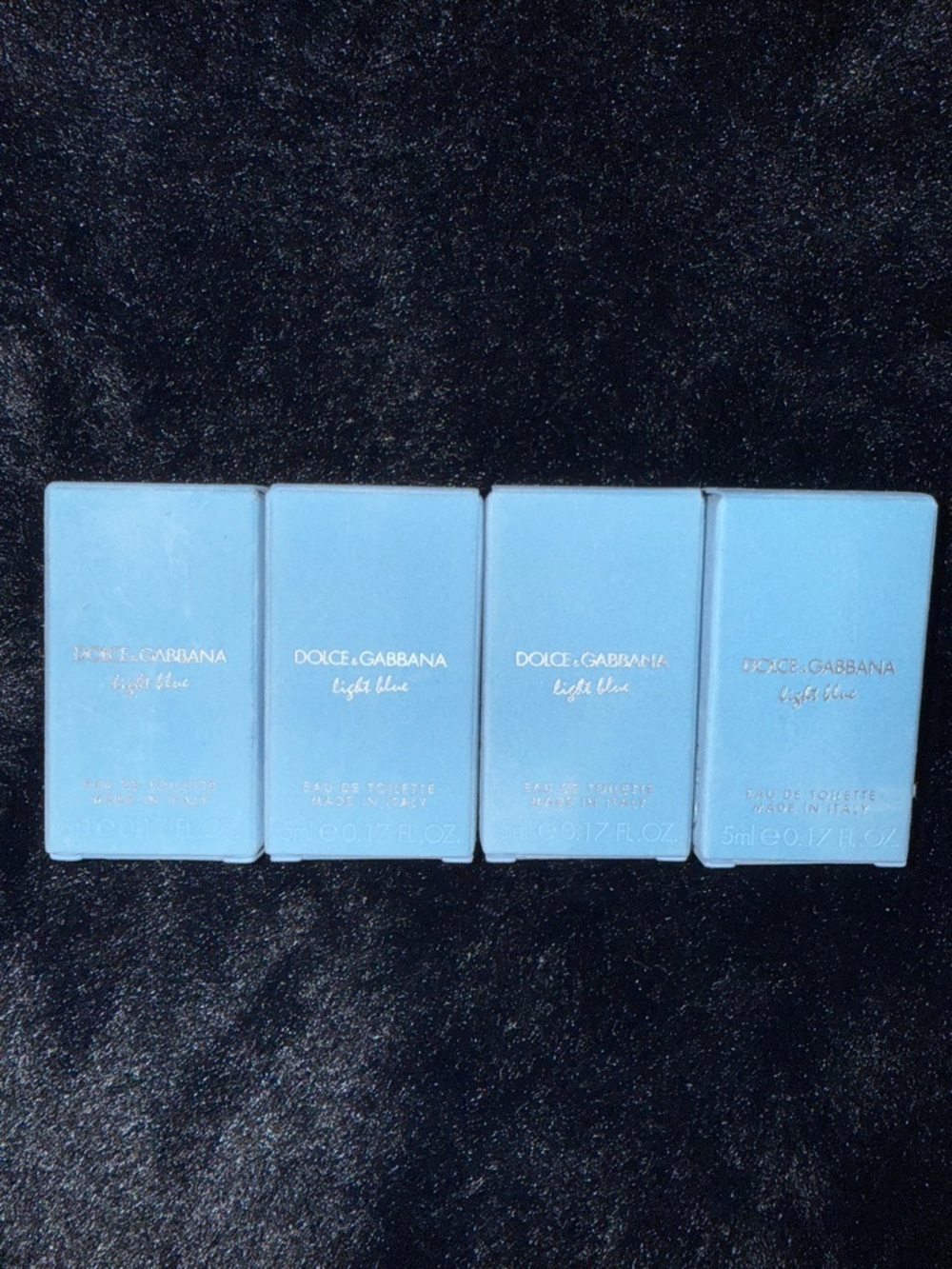 Dolce & Gabbana Light Blue Mini 5ml bottles x4 bnib